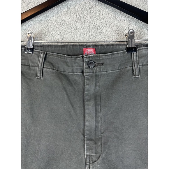 Levis XX Cargo Pants Mens 40x30 Gray Tapered Stretch Utility Pockets Hiking Mens